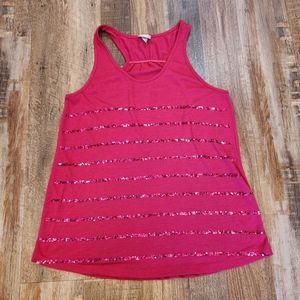 Vanity Sequin Tank Top